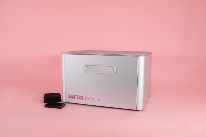 Photo of Mabtech EYRA magnetic bead based assay instrument