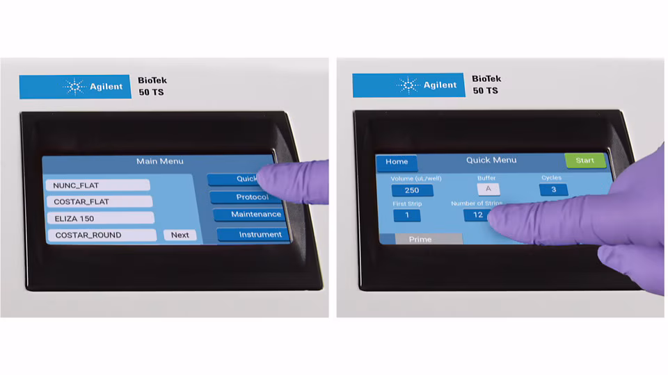 Touch screen of Biotek 50 TS